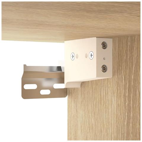 Set Mobili Porta TV 8pz Rovere Sonoma in Legno Multistrato - Foto 9