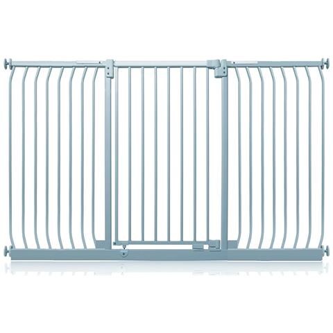 Safetots Cancelletto Di Sicurezza Elite Extra Alto, 179cm - 188cm, Grigio Opaco, Extra Alto Con 100cm Di Altezza - Foto 1