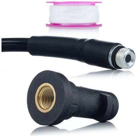Tubo Di Pulizia Per Fognature 30m - Compatibile Con Idropulitrice Kärcher K2-k7 | Pressione 160 Bar | Ugello 1+3, Nastro Teflon - Foto 8
