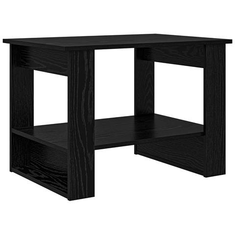 Tavolino da salotto Rovere Nero 72 x 50 x 50 cm - Foto 1