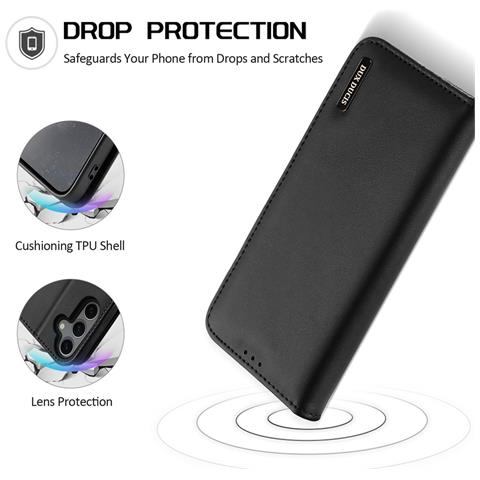 Cover Cartera per Galaxy S25 - Pelle /PU, Nero - Foto 2