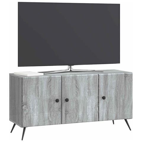 Mobile TV Grigio Sonoma 99 x 34,5 x 50 cm Legno ingegnerizzato - Foto 2