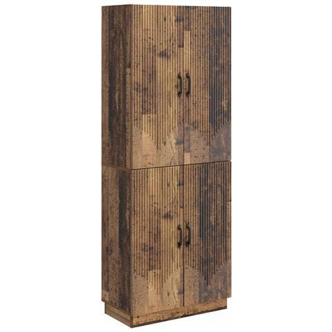 Set di armadi 2 pcs Legno antico Legno ingegnerizzato - Foto 1