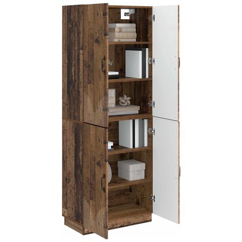 Set di armadi 2 pcs Legno antico Legno ingegnerizzato - Foto 2