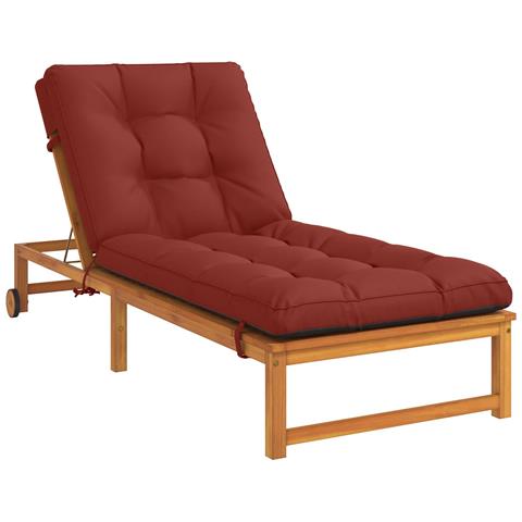 Cuscino per Lettino VIANEN 100% Poliestere Rosso - Foto 2