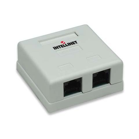 IWP-MD SC-2FT - Presa a Muro con 2 Porte RJ45 Cat. 5E UTP - Foto 1