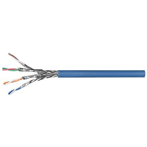 ITP-C6A-FLS305 - Matassa S / FTP, 4 coppie, Cavo Cat. 6A Rame 305m PIMF Flessibile Blu - Foto 3