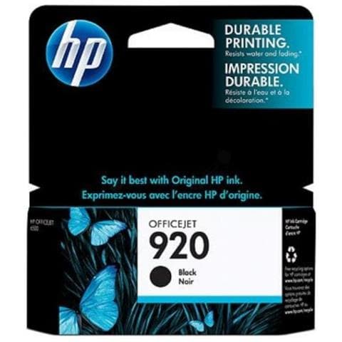 920 Black Officejet Ink Cartridge Nero Cartuccia Dinchiostro Cd971aebgx - Foto 1