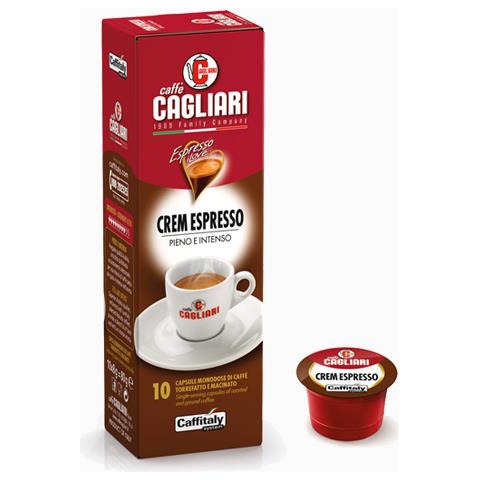 Caffè Cagliari Confezione 10 Capsule Crem Espresso Pieno E Intenso - Foto 1