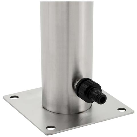 Fontanella A Colonna In Acciaio Inossidabile Rotonda 95 Cm - Foto 2