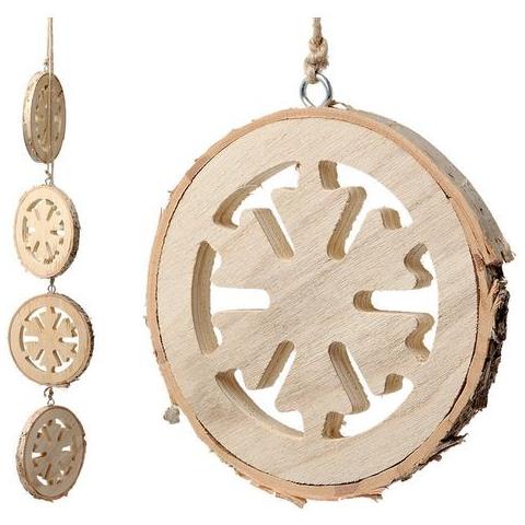 Ghirlanda Di Natale 111181 (ø 10 Cm) Legno - Foto 1
