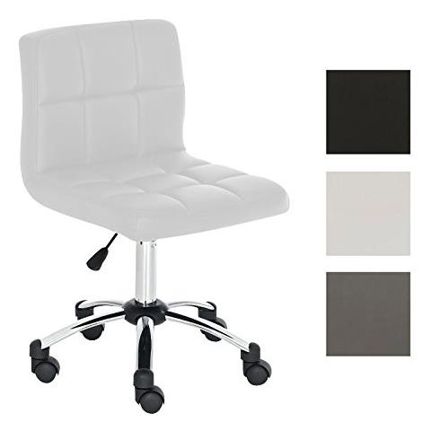 Sedia Sgabello Lavoro Medica - Sedia Poltrona Centro Estetico Imbottita In Similpelle - Sedia Girevole 360°e Regolabile - Sedia Design 5 Ruote Sedia Computer Ergonomica Bianco - Foto 1