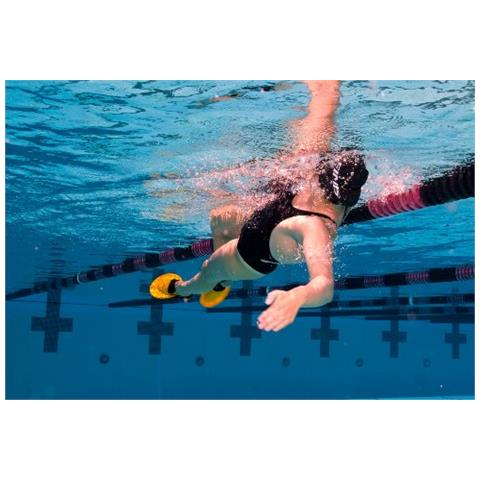 Finis Positive Drive Pinne Per Allenamento, Giallo, 31-33 - Foto 2