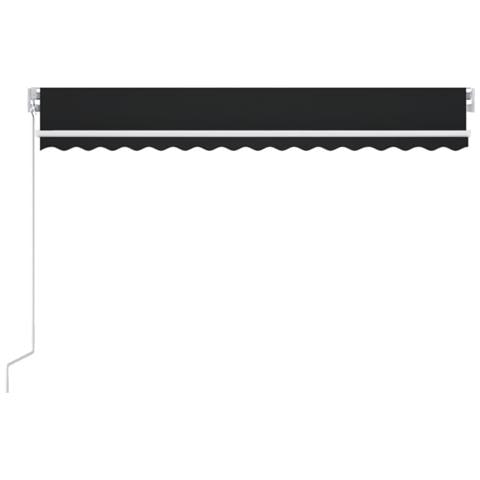 Tenda da Sole Retrattile Manuale con LED 400x350 cm Antracite - Foto 7