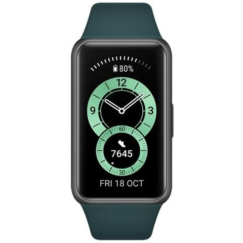 Activity Tracker Band 6 Impermeabile 5ATM Display 1.47" Bluetooth per Fitness con Pedometro e Cardiofrequenzimetro Verde - Italia - Foto 2