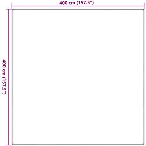 Tappeto da Tenda 400x400 cm Beige - Foto 7