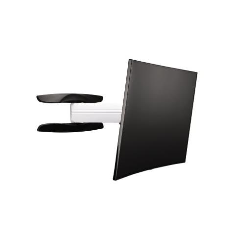 Supporto per TV Curvi 65" Inclinabile 2 Snodi Estensibile Nero / Grigio - Foto 1