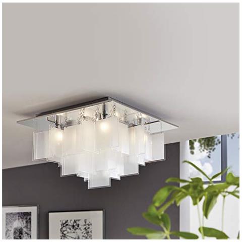 CONDRADA 1, Interno, G9, Bianco, Vetro, Acciaio, IP20, I - Foto 2