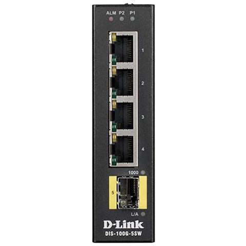 Switch DIS-100G-5SW Porte 4 x 10/100/1000 + 1 x 100/1000 SFP - Foto 4
