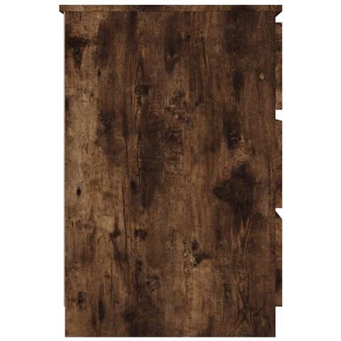 Scrivania Rovere Fumo 140x50x77 cm in Legno Multistrato - Foto 8