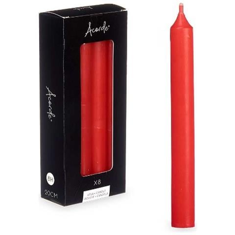 Set Di Candele Rosso 2 X 2 X 20 Cm (12 Unità) - Foto 2