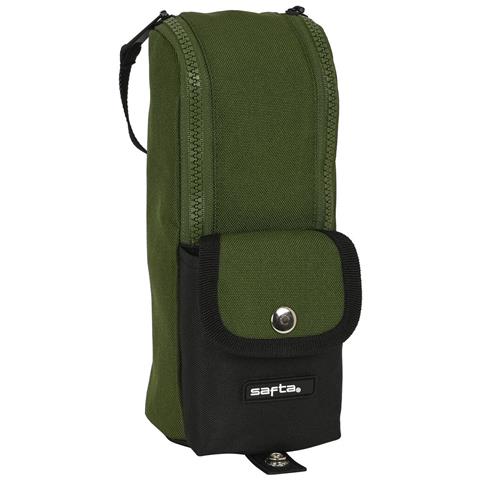 Astuccio Scuola Dark Forest Nero Verde 6 X 21 X 6 Cm - Foto 1