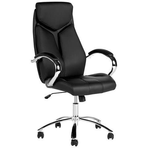 Sedia Da Ufficio Formula Pelle Sintetica Nero - Foto 2