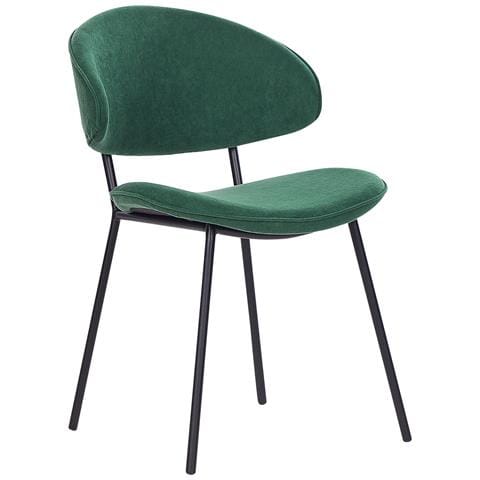 Set Di 2 Sedie Tessuto Verde Kiana - Foto 8