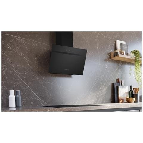 Cappa LC65KDK20 Aspirante / Filtrante a Parete da 59 cm Colore Nero - Foto 5