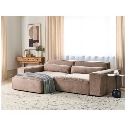 2 Posti Hellnar Tessuto Marrone Chiaro Lato Destro - Foto 1