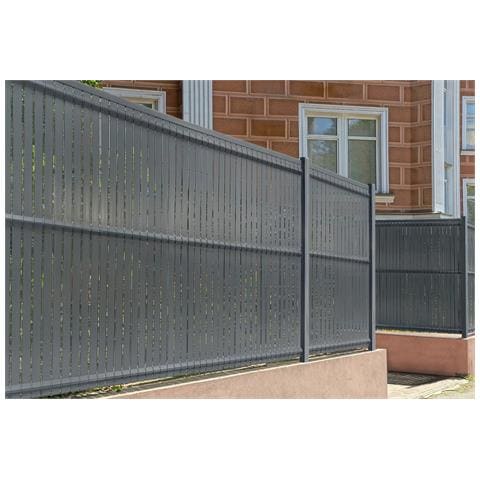 Kit Lamelle Oscuranti In Pvc 4m Cinto H. 190cm Grigio - Foto 1