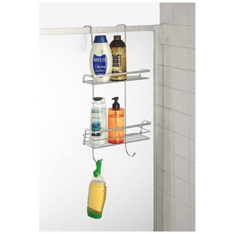 Mensola Doccia Rettangolare Appendibile In Acciaio Con Gancio Francy 2.0 - Foto 2