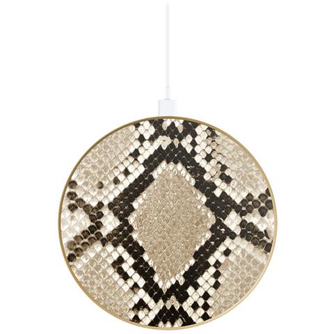 Caricatore Wireless Qi Per Smartphone /airpods 10w Modello Sahara Snake, Camouflage - Foto 1