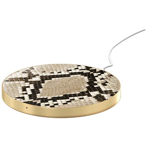 Caricatore Wireless Qi Per Smartphone /airpods 10w Modello Sahara Snake, Camouflage - Foto 2