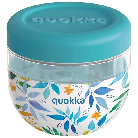 Contenitore Alimentare Con Motivo Foglie D'acquerello 500ml Con Coperchio, Multicolore - Foto 6