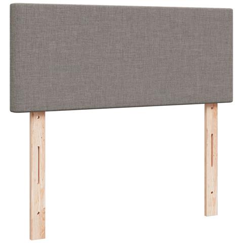 Giroletto a Molle con Materasso Tortora 120x190 cm in Tessuto - Foto 10