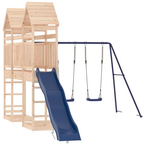 Set Da Gioco Da Esterno In Legno Massello Di Pino - Foto 3