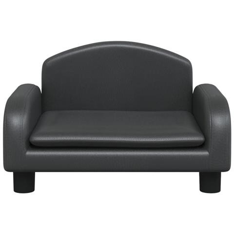 Divano Per Bambini Nero 50x40x30 Cm In Similpelle - Foto 3