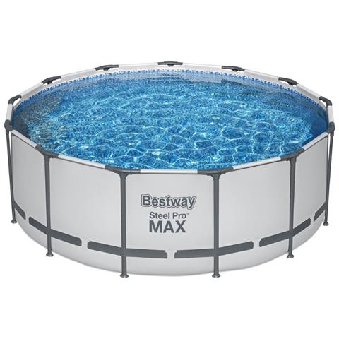 Piscina Fuori Terra - In Giro - 427x84 Cm - Grigio - Include Accessori Coordinati Cb31 - Foto 2