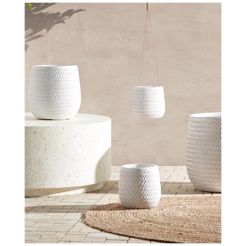 Vaso Per Piante Livadia 20 Cm Bianco Sporco - Foto 1