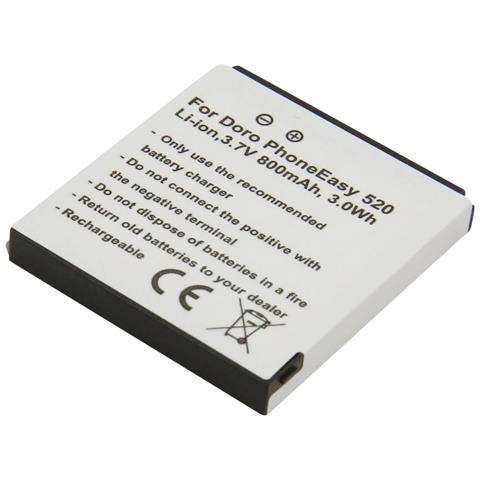 Batteria Di Ricambio Per Doro Phoneeasy 520-632 3,7v 800mah Li-ion - Foto 1