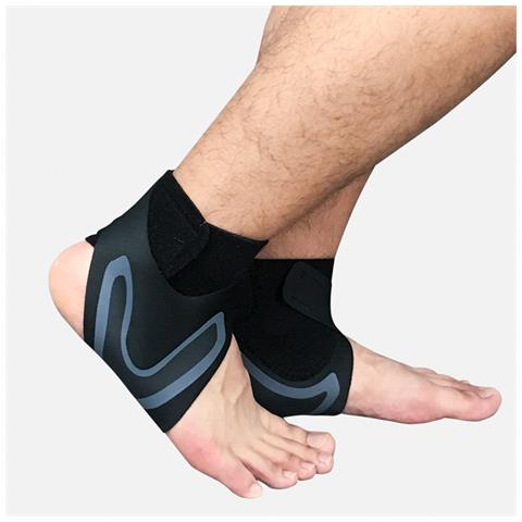 Manicotto A Compressione Con Tutore Di Supporto Ottimale Per La Caviglia - Protezione Sportiva Black S - Foto 1