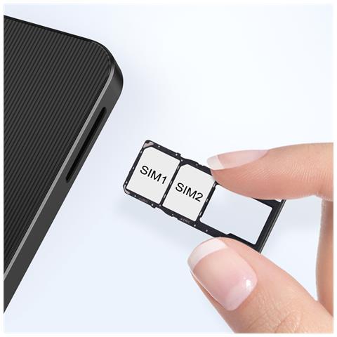 Cassetto Per Due Nano Sim E Scheda Micro Sd Galaxy A06 Con Guarnizione Di Tenuta Precisa - Foto 2