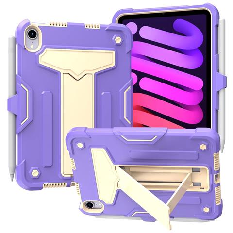 Custodia Per Ipad Mini 6 8.3"" Con Supporto E Alloggiamento Per Stilo Viola - Foto 1