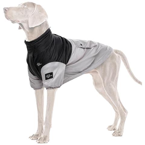 Caldo Giubbotto Invernale Per Cani Gilet Materiale Pile Grigio 3xl - Foto 1