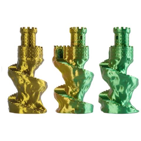 81409 materiale di stampa 3D Acido polilattico (PLA), Seta Multicolore 1 kg - Foto 4