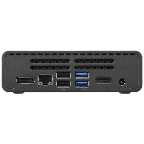 NE1010XA PC /stazione di lavoro Intel® N N100 8 GB DDR4-SDRAM 128 GB SSD Slim PC Mini PC Nero - Foto 6