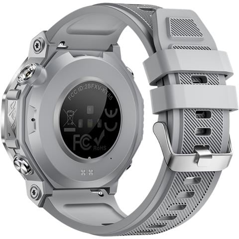 Smartwatch Multifunzione Con Schermo Amoled, Monitoraggio Fitness E Chiamate Bluetooth, Compatibile Con Huawei, Samsung, Apple, Garmin Silver - Foto 2