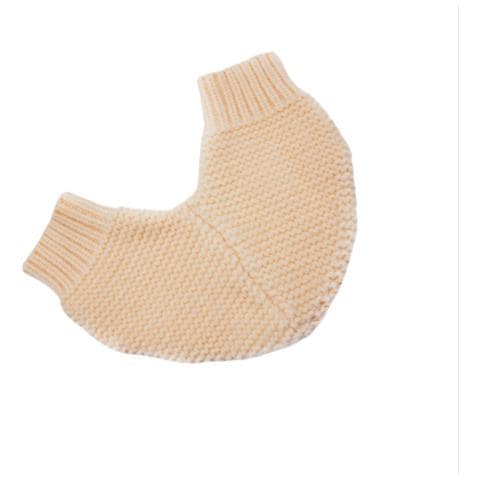 Guanti Caldi Per Coppie - Guanti Invernali In Maglia Di Cotone Tinta Unita Apricot - Foto 2