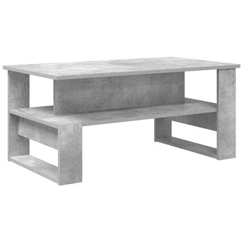 Tavolino da salotto Grigio cemento 90 x 50 x 40 cm - Foto 1